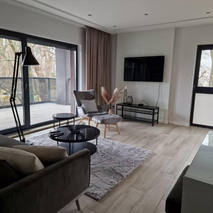 Apartament Nad Struga, Klimatyzacja, Parking,Taras Stary Toruń Kültér fotó